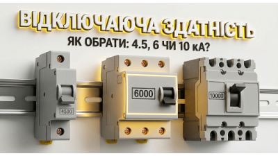 Відключаюча здатність автомата: Що це таке та як вибрати (4.5кА, 6кА, 10кА)?
