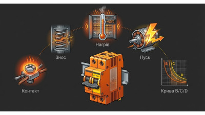 Хибне спрацювання автоматичного вимикача: причини, діагностика та як неправильна характеристика підсилює проблему