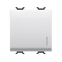 REV.SWITCH, 2M 1P 16AX ILL LOC WHITE