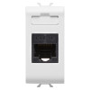 Розетка інтернет Chorusmart RJ45 1M CAT.5E UTP глянцевий білий GEWISS
