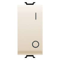 1-WAY SWITCH, 1M 2P 16AX IVORY