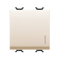 REV.SWITCH, 2M 1P 16AX ILL LOC IVORY