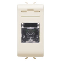 Розетка телефонна Chorusmart RJ11 1M слонова кістка GEWISS