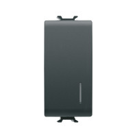 REV.SWITCH, 1M 1P 16AX ILL LOC BLACK