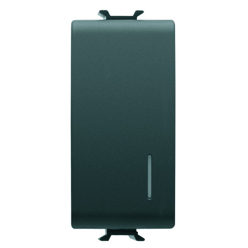 PUSH-BUTTON 1M 1P NO 16A ILL LOC BLACK
