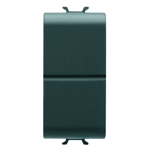 PUSH-BUTTON 1M DOUBLE NO 16A BLACK