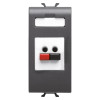 SOUND DIFFUSION CONNECTOR BLACK
