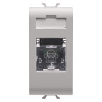 Розетка телефонна Chorusmart RJ11 1M бежевий GEWISS