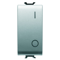 1-WAY SWITCH, 1M 2P 16AX TITANIUM