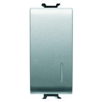 Вимикач кнопковий під підсвітку Chorusmart 1M 1P NO 16A титан GEWISS