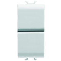 Вимикач кнопковий Chorusmart 1M DOUBLE NO 16A сатиновий білий GEWISS