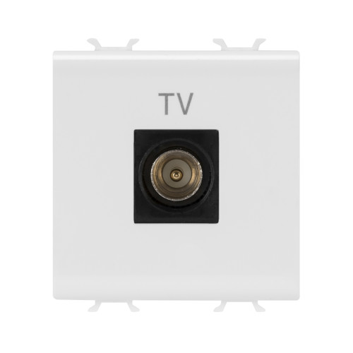 Розетка TV Chorusmart MALE CONN 9.5mm 2M сатиновий білий GEWISS