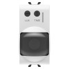 IR MOTION DETECTOR 1M SATIN WHITE