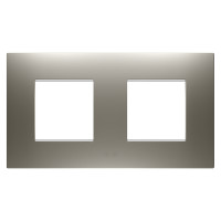 Рамка Chorusmart EGO 2+2M горизонтальна сталь GEWISS