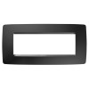 ONE PLATE 6-GANG SATIN BLACK