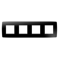 Рамка Chorusmart ONE 2+2+2M горизонтальна тонер чорний GEWISS