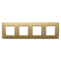 Рамка Chorusmart ONE 2+2+2+2M горизонтальна золото GEWISS