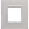 LUX INT. PLATE 2M MET.NAT.BEIGE