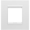 LUX INT. PLATE 2M METAL SAT.WHITE