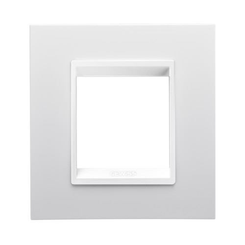LUX INT. PLATE 2P MONOCHOME WHITE