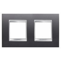 Рамка Chorusmart LUX 2+2M горизонтальна сланець GEWISS