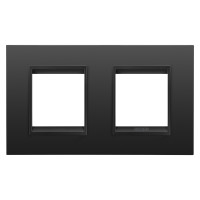 Рамка Chorusmart LUX 2+2M горизонтальна металева сатиновий чорний GEWISS