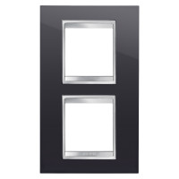 Рамка Chorusmart LUX 2+2M вертикальна тонер чорний GEWISS