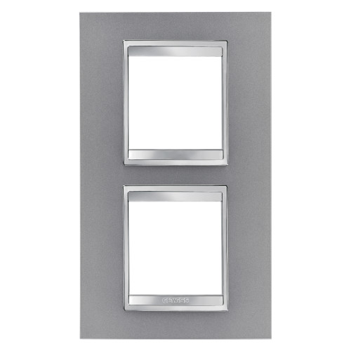 Рамка Chorusmart LUX 2+2M вертикальна титан GEWISS