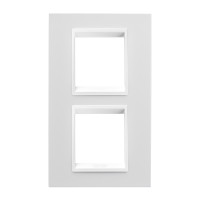 LUX INT. PLATE 2+2P V. MONOCHROME WHITE