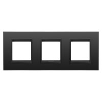 Рамка Chorusmart LUX 2+2+2M горизонтальна металева сатиновий чорний GEWISS