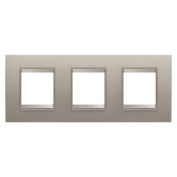 LUX INT. PLATE 2+2+2M H.MET.BRU.ALUM.MON