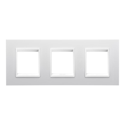 LUX INT. PLATE 2+2+2P O.MONOCHROME WHITE