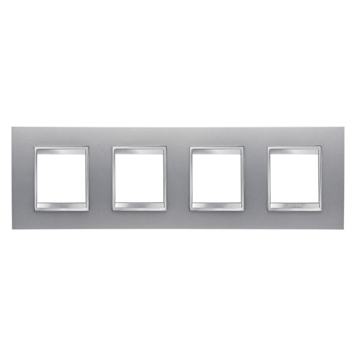Рамка Chorusmart LUX 2+2+2+2M горизонтальна титан GEWISS