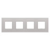 LUX INT. PLATE 2+2+2+2M H.MET.NAT.BEIGE