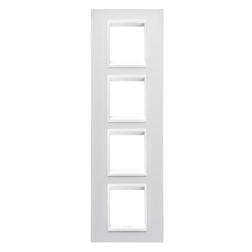 Рамка Chorusmart LUX 2+2+2+2M вертикальна монохром білий GEWISS
