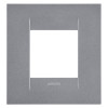 GEO INT. PLATE, 2-GANG, TITANIUM