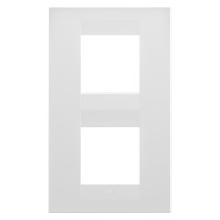 Рамка Chorusmart GEO 2+2M вертикальна сатиновий білий GEWISS