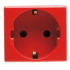 2P+E 16A GERM.ST.RED SOCKET