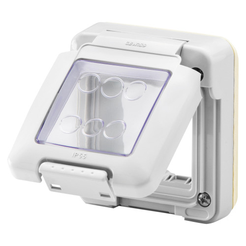 Герметична панель 27 COMBI 2М IP55 прозора GEWISS