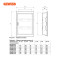 F.M.ENCLOSURE 48M METAL DOOR