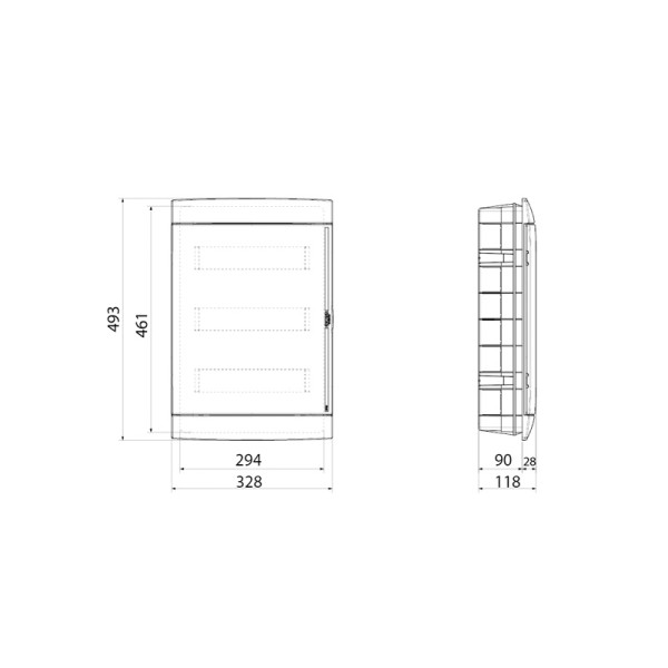 FL.MOU.DECORATIVE ENCLOSURE 36M B.TONER
