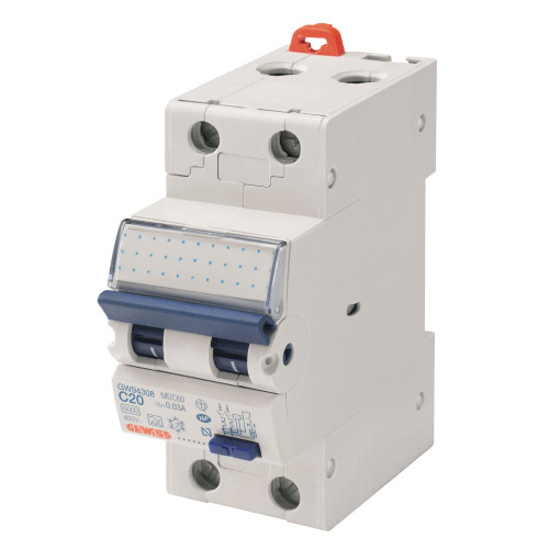 COMPACT RCBO 1P+N C20 6KA A/0.03 2M