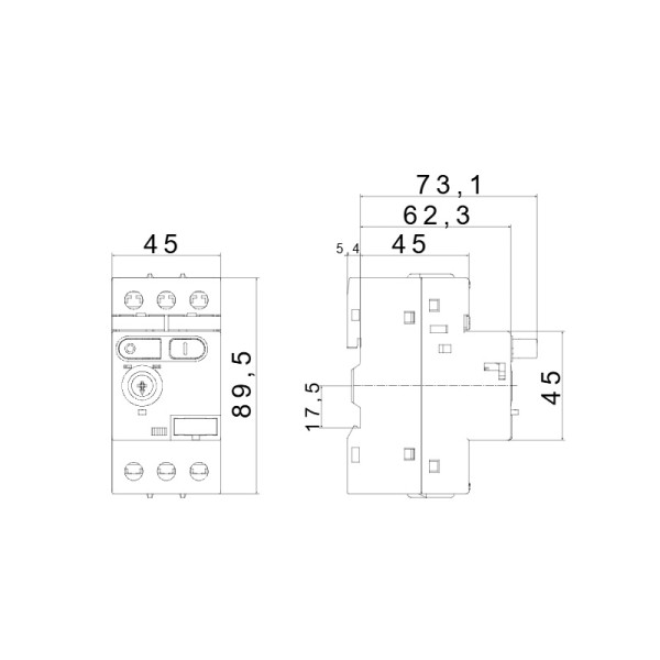 SALVAMOTORE 3P 0,63-1A 2,5M