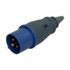 Portable plug 013 16A-6h 230V 2P+PE IP44 UEC