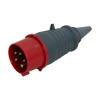 Portable plug 015 16A-6h 400V 3P+PE+N IP44 UEC