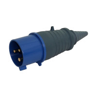 Portable plug 023 32A-6h 230V 2P+PE IP44 UEC