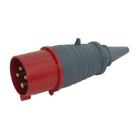 Portable plug 024 32A-6h 400V 3P+PE IP44 UEC