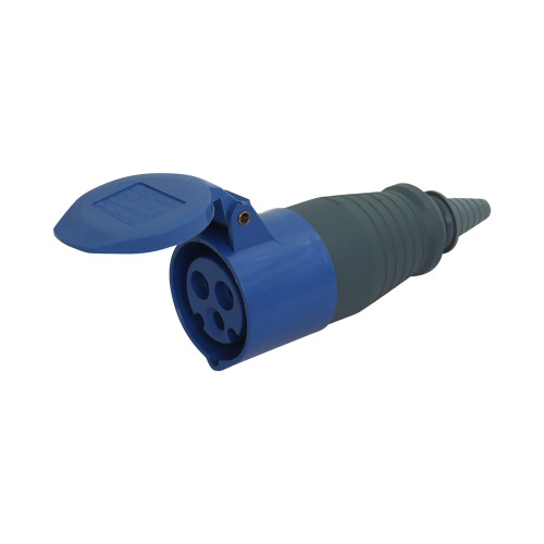 Portable socket  213 16A-6h 230V 2P+PE IP44 UEC