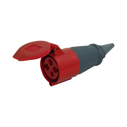 Portable socket 224 32A-6h 400V 3P+PE IP44 UEC