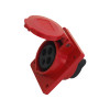 Built-in socket 414 16A-6h 230V 2P+PE IP44 UEC